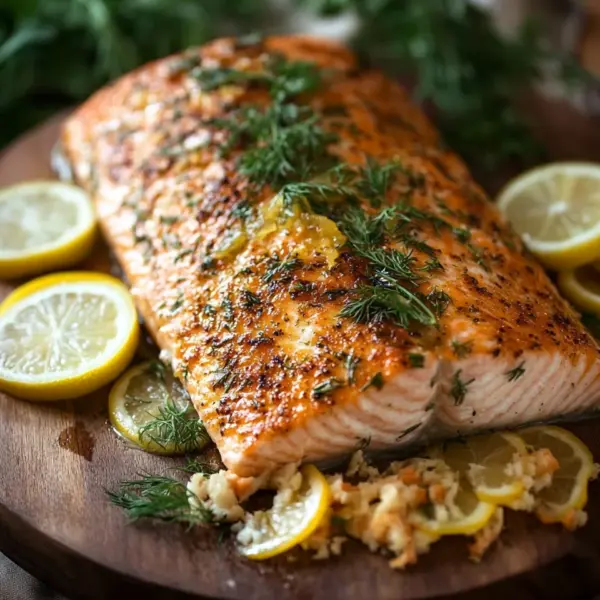 Köstliches und super saftiges Lachsfilet aus dem Ofen