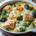 Lachs-Brokkoli-Gratin