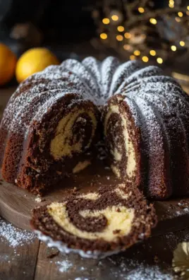 Marmor-Lebkuchen-Gugelhupf 26 Marmor-Lebkuchen-Gugelhupf