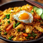 Nasi Goreng &ndash; Indonesischer Gebratener Reis