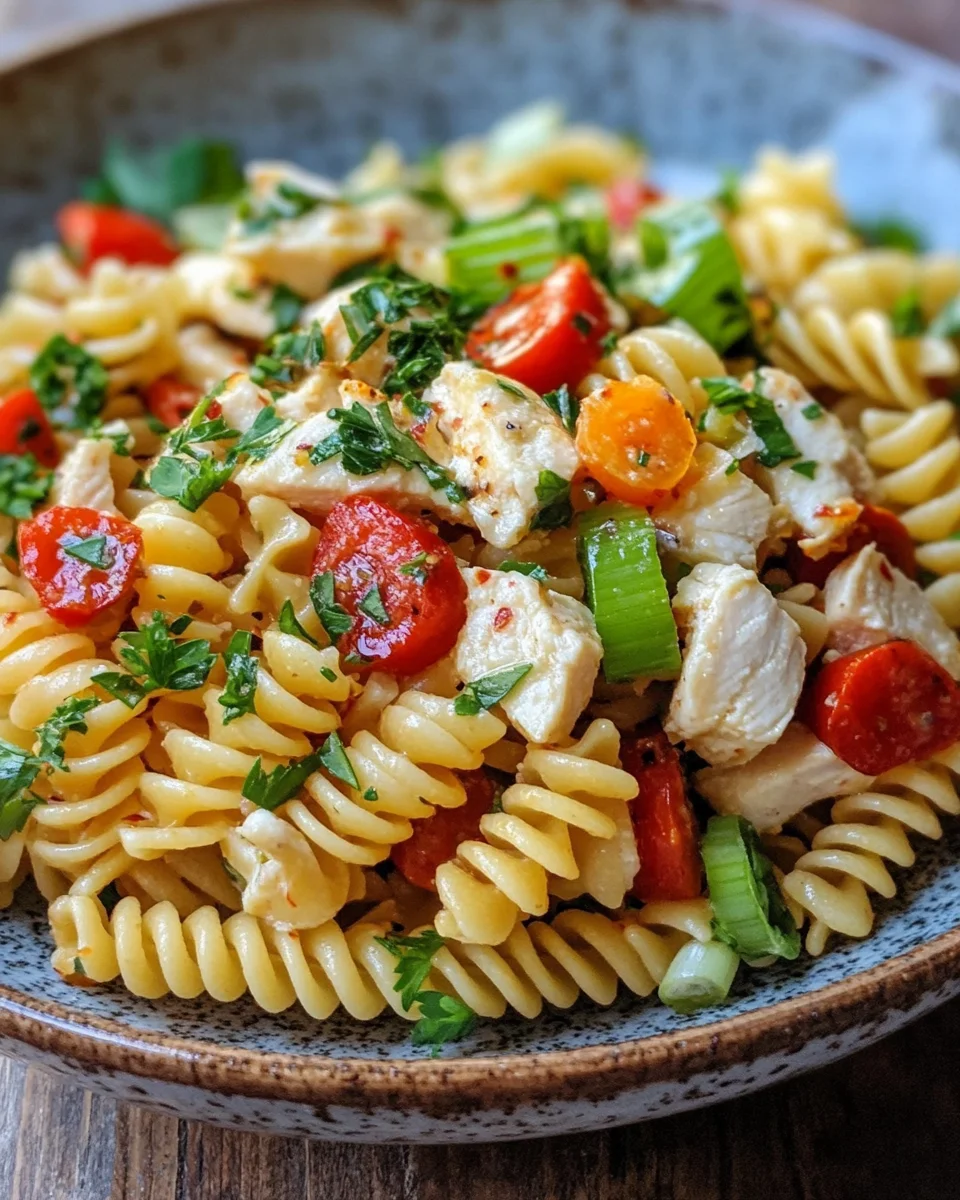 Nudel-H&auml;hnchensalat