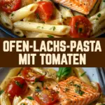 Ofen-Lachs-Pasta mit Tomaten 23 Pinterest Hidden Image