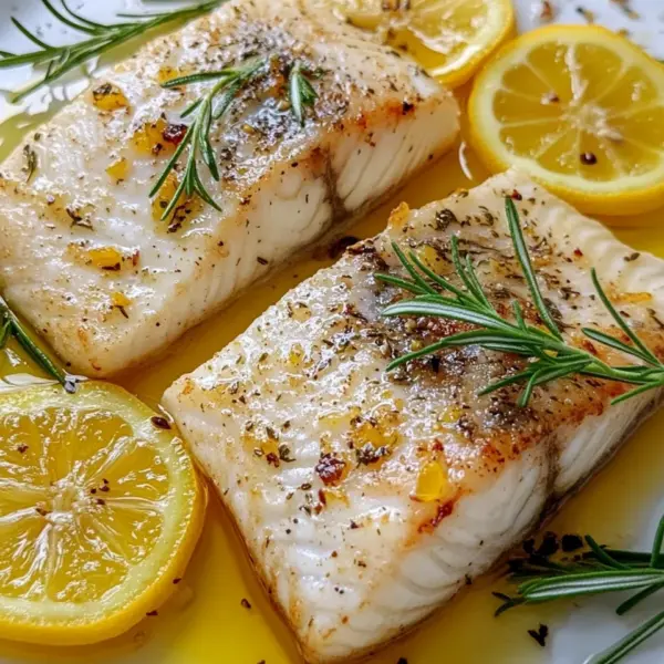Ofenfisch mit Kräutern und Zitronen