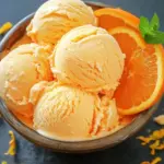 Orangeneis ohne Eismaschine Rezept