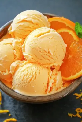 Orangeneis ohne Eismaschine Rezept