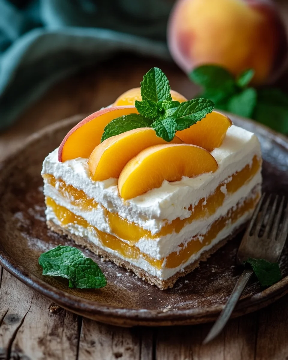 Pfirsich Maracuja Torte ohne Backen 21 Pfirsich