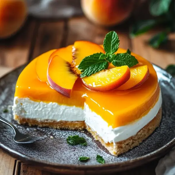 Pfirsich Maracuja Torte ohne Backen