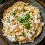 Protein Nudeln mit H&uuml;ttenk&auml;se