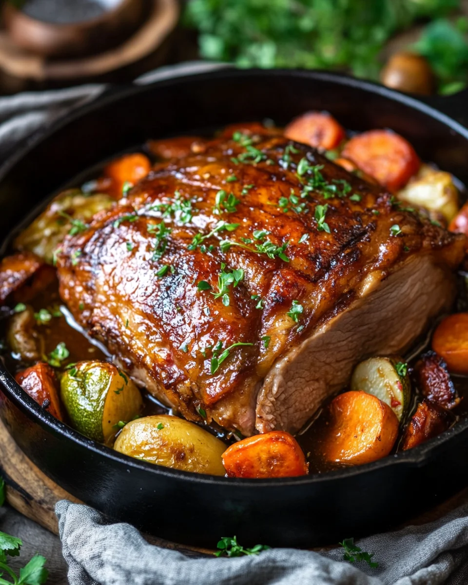 R&auml;uberbraten, schmort im Ofen einfach vor sich hin