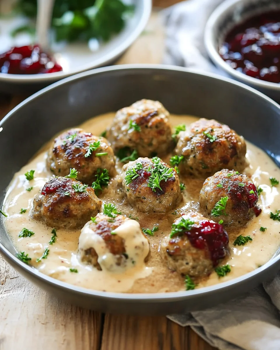 Rezept für Schwedische Köttbullar mit Rahmsauce 24 Rezept