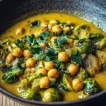 Rosenkohl-Curry mit Kichererbsen