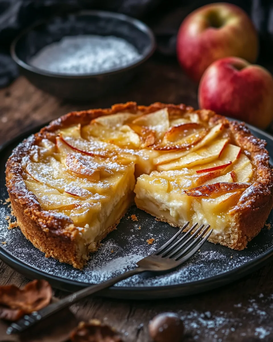Saftiger Apfelkuchen mit Pudding 21 Saftiger Apfelkuchen mit Pudding