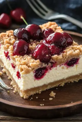 Saftiger Käsekuchen mit Kirschen und Streuseln 24 Saftiger Käsekuchen mit Kirschen und Streuseln