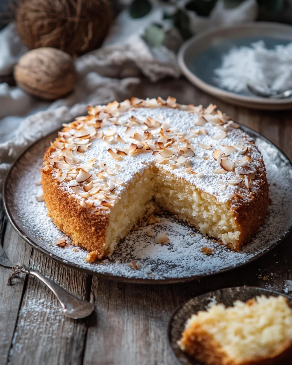 Saftiger Kokosnusskuchen 24 Saftiger