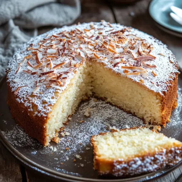 Saftiger Kokosnusskuchen