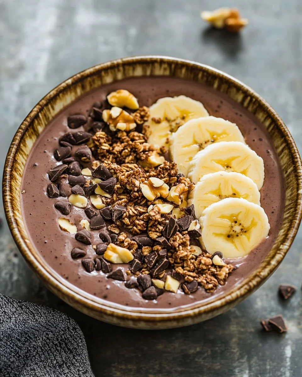 Schoko-Smoothie-Bowl