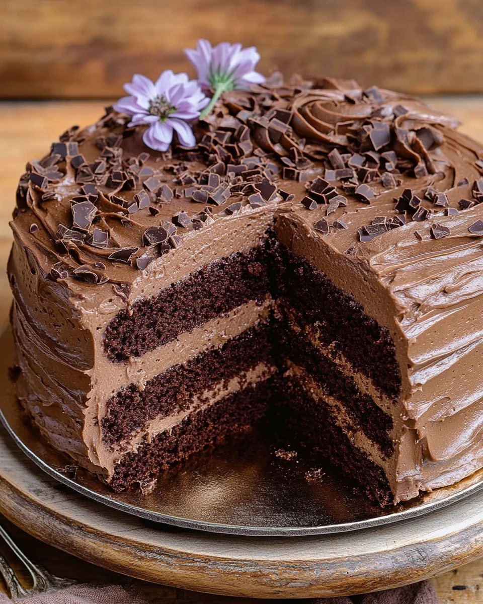 Schokotorte mit Buttercreme 19 Schokotorte
