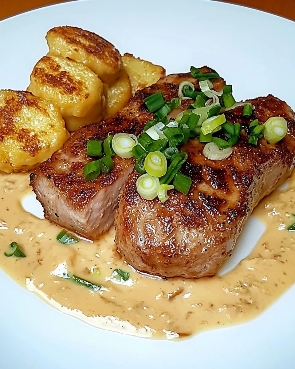 Schweinefilet in cremiger Sahnesauce Rezept
