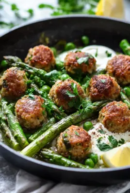 Spargelpfanne mit Frikadellen 25 Spargelpfanne mit Frikadellen