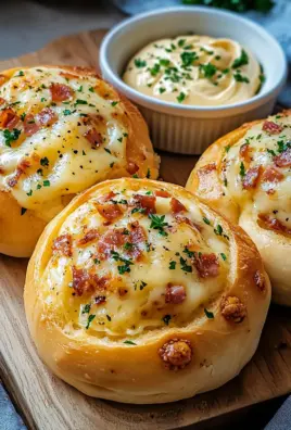 Speck & Käse Brötchen mit Knoblauchbutter 20 Speck & Käse Brötchen mit Knoblauchbutter