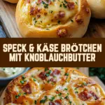 Speck & Käse Brötchen mit Knoblauchbutter 20 Pinterest Hidden Image