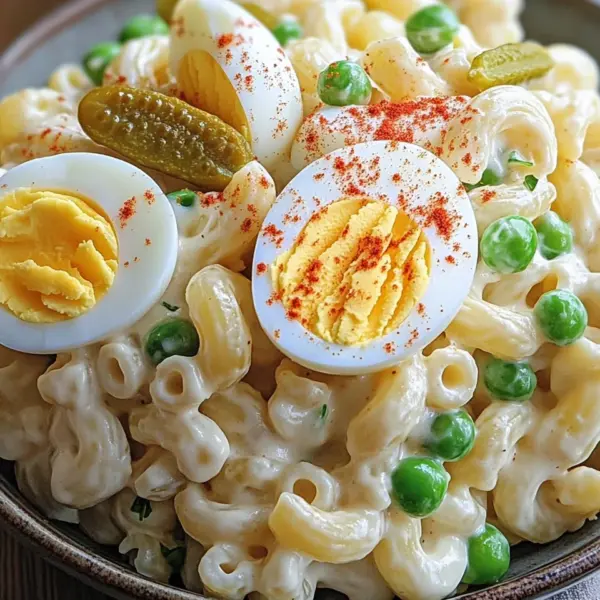 Teufelsei-Makkaroni-Salat