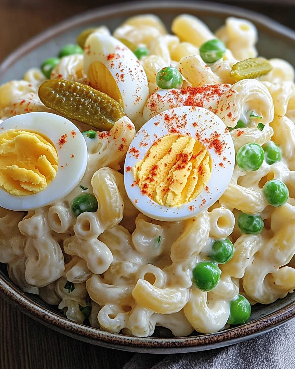 Teufelsei-Makkaroni-Salat