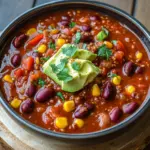 Veganes Chili sin carne