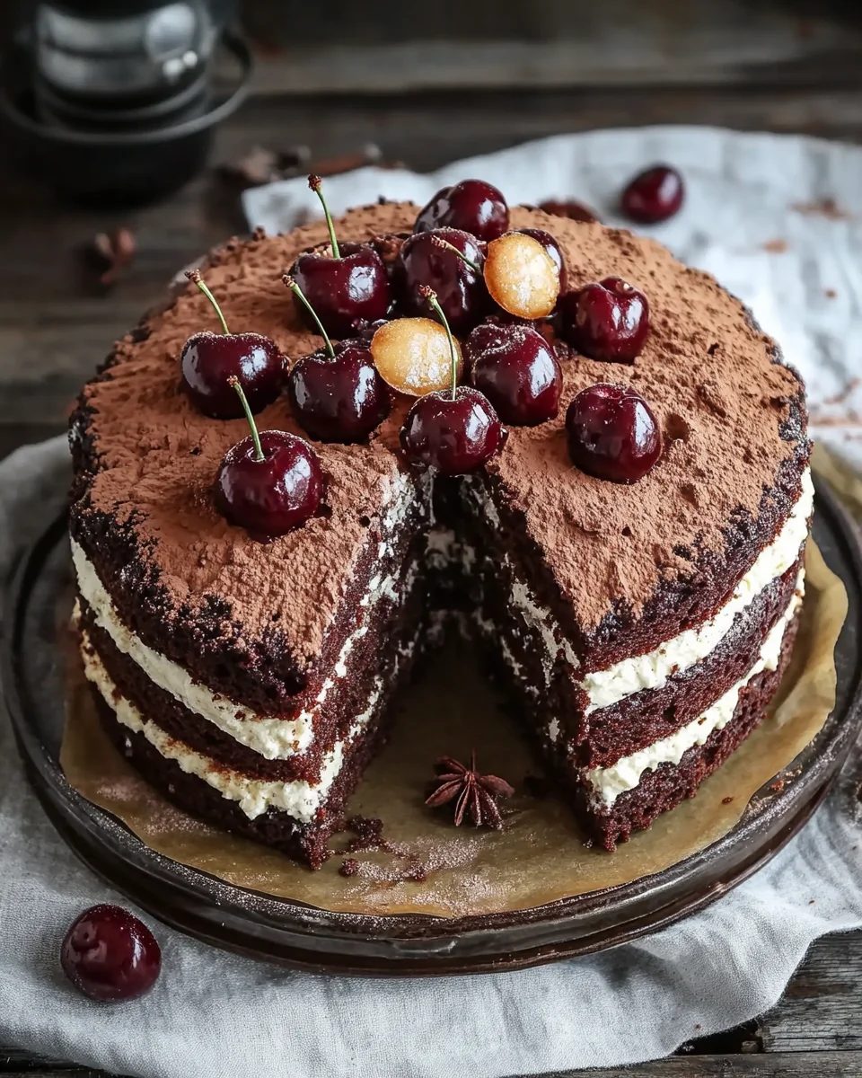 Winterlicher Maulwurfkuchen mit Zimtsahne und Punschkirschen 21 Winterlicher Maulwurfkuchen mit Zimtsahne und Punschkirschen