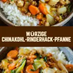 Würzige Chinakohl-Rinderhack-Pfanne 25 Pinterest Hidden Image