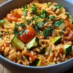 Zucchini-Tomaten-Reis