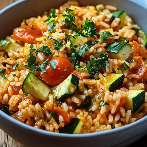 Zucchini-Tomaten-Reis