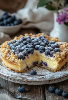 Blaubeerkuchen mit Pudding und Streusel 22 Blaubeerkuchen mit Pudding und Streusel