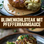 Blumenkohlsteak mit Pfefferrahmsauce 19 Pinterest Hidden Image