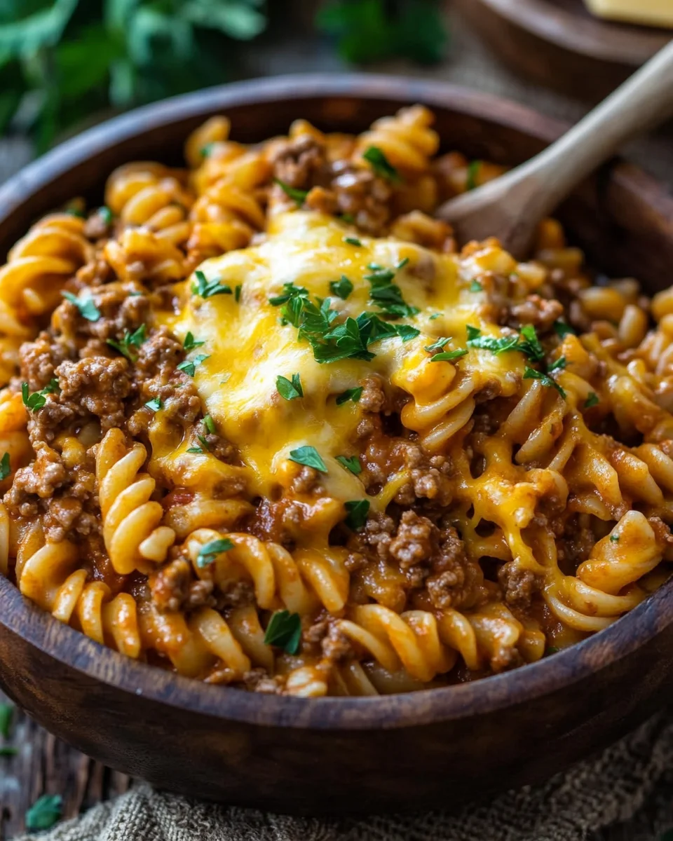 Cheeseburger-Pasta 22 Cheeseburger-Pasta