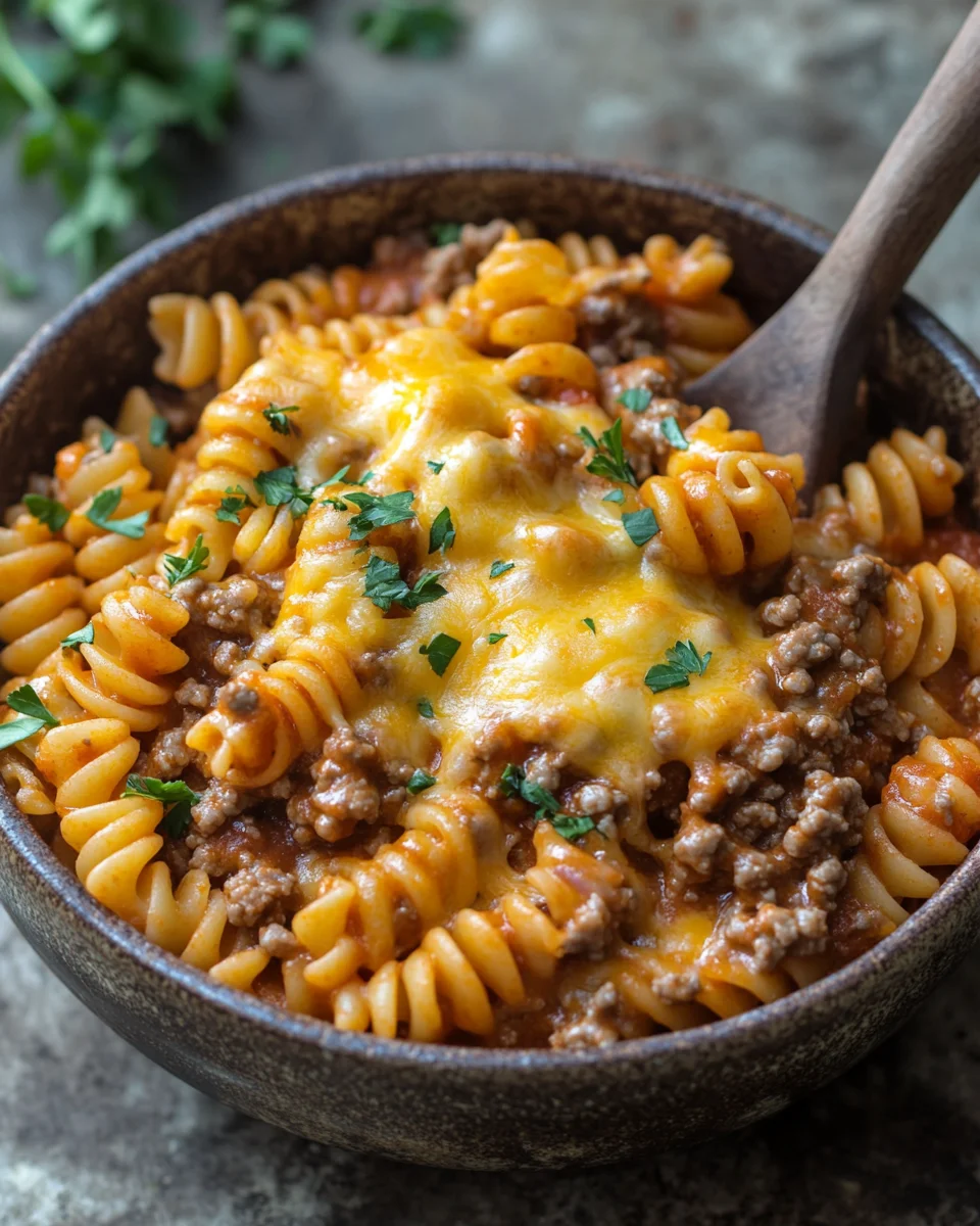 Cheeseburger-Pasta 24 Cheeseburger-Pasta