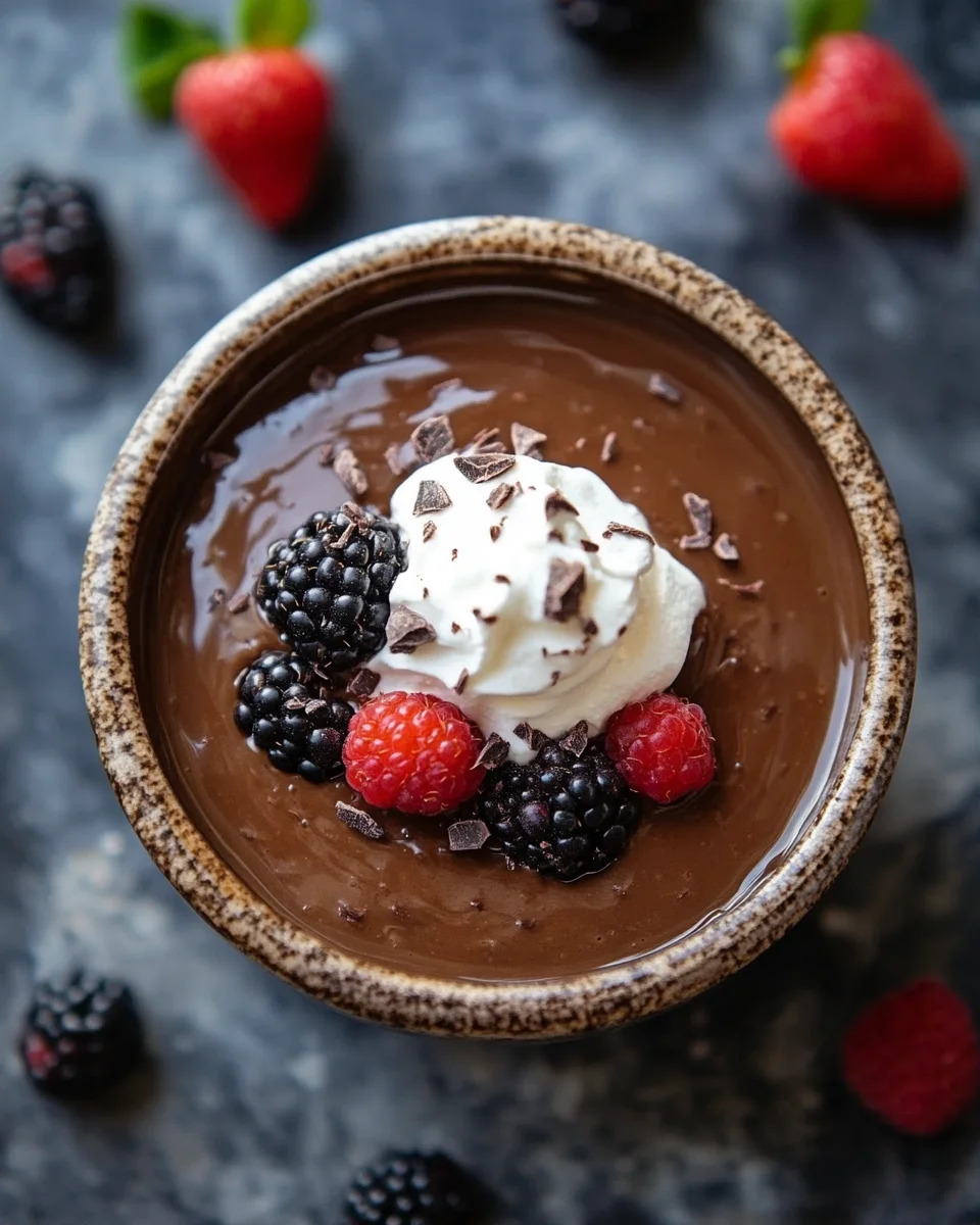 Cremiger Schokoladenpuddingbrei 19 Cremiger