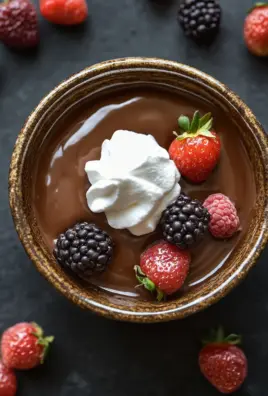 Cremiger Schokoladenpuddingbrei 25 Cremiger Schokoladenpuddingbrei