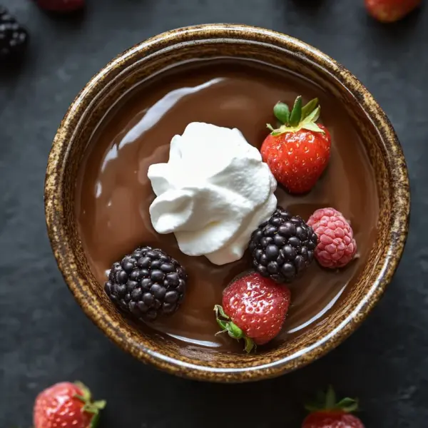 Cremiger Schokoladenpuddingbrei