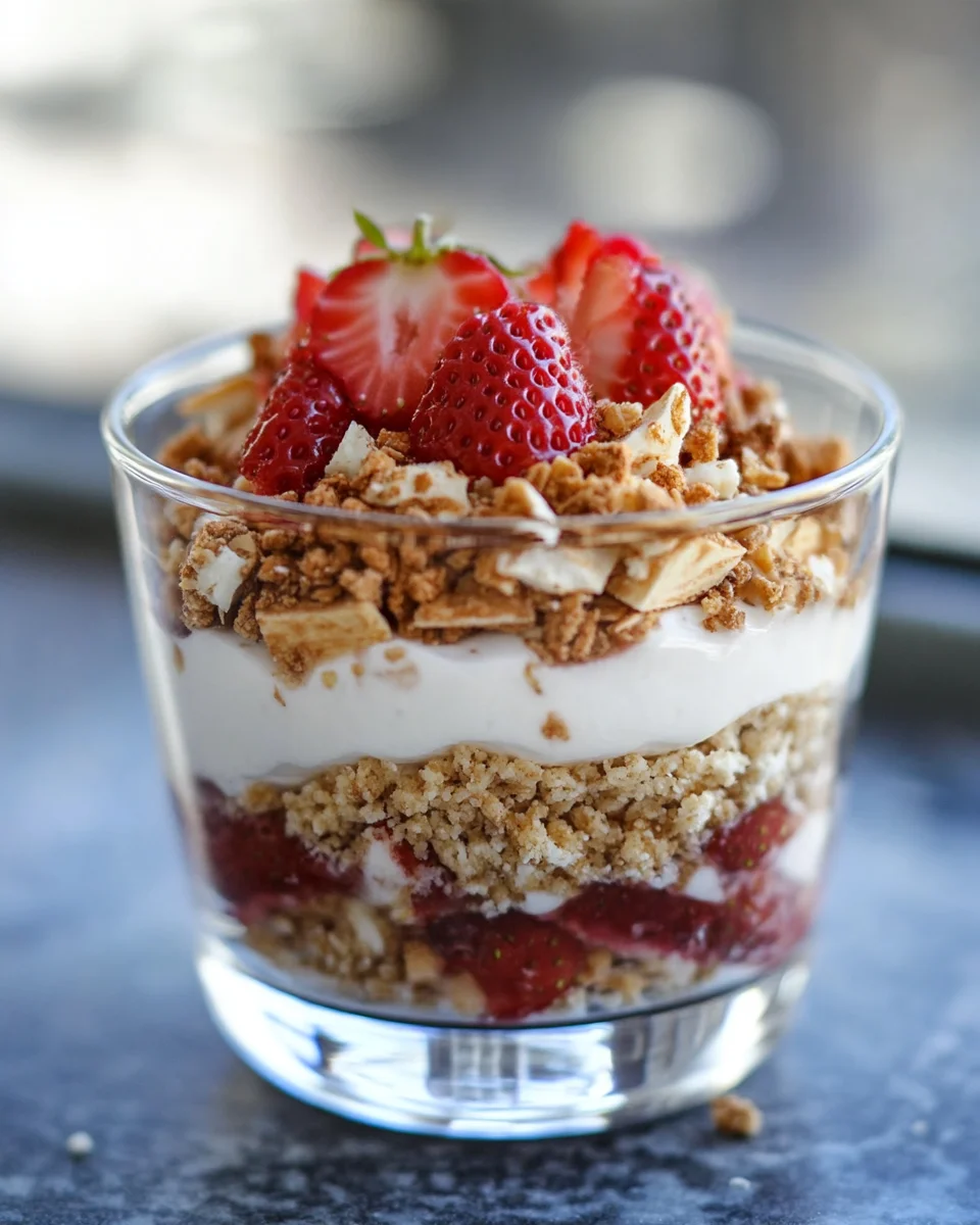 Erdbeer-Dessert im Glas mit Joghurt 17 Erdbeer-Dessert im Glas mit Joghurt