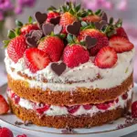 Erdbeertorte mit Joghurtcreme