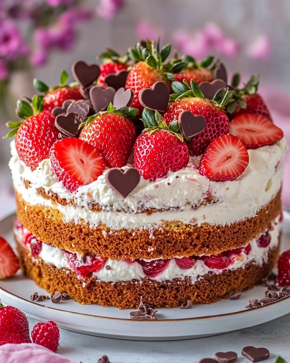 Erdbeertorte mit Joghurtcreme