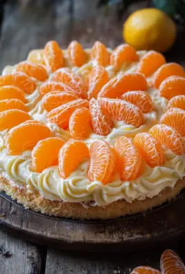 Fantakuchen mit Mandarinen und Paradiescreme