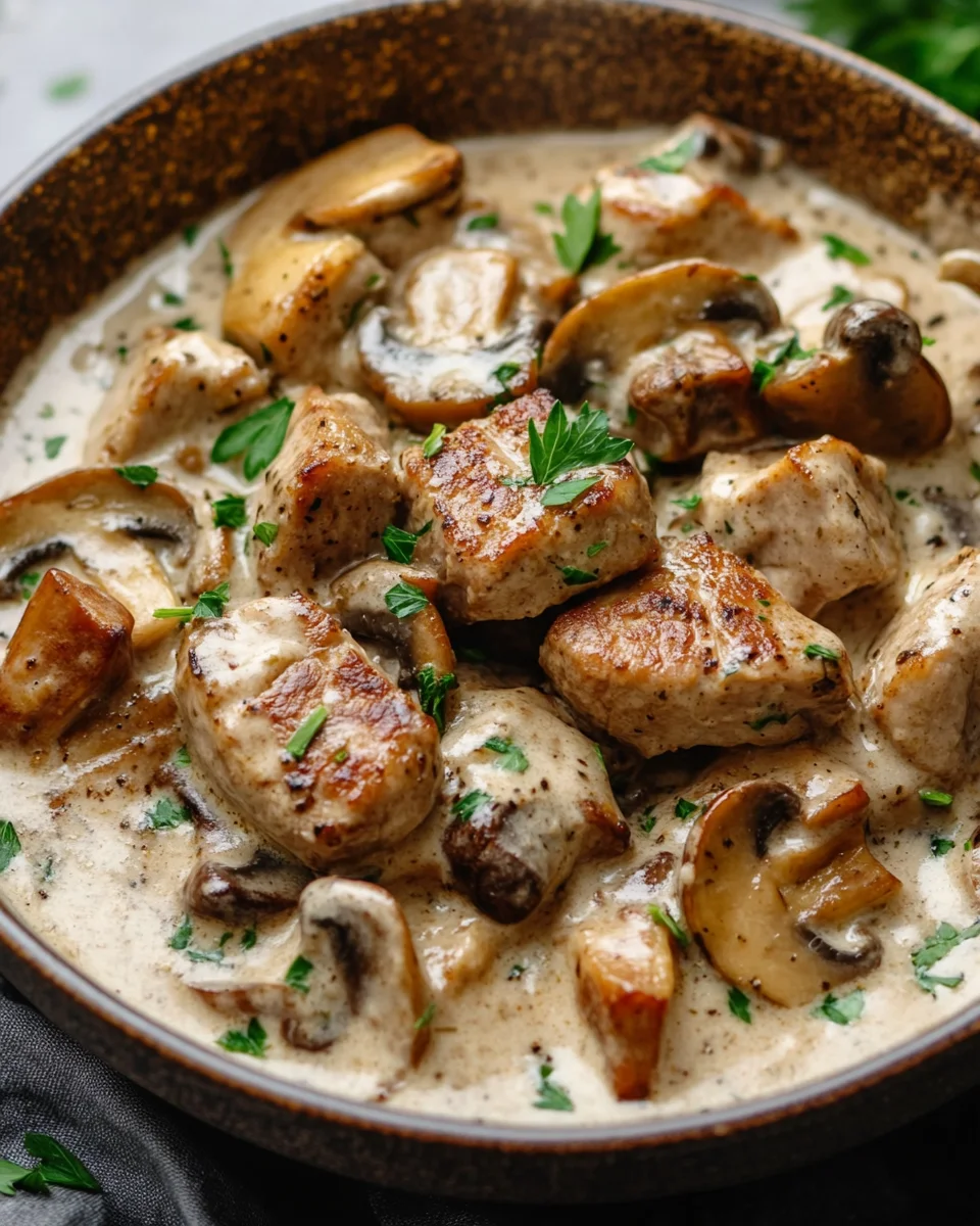 Filettopf mit Champignons 28 Filettopf