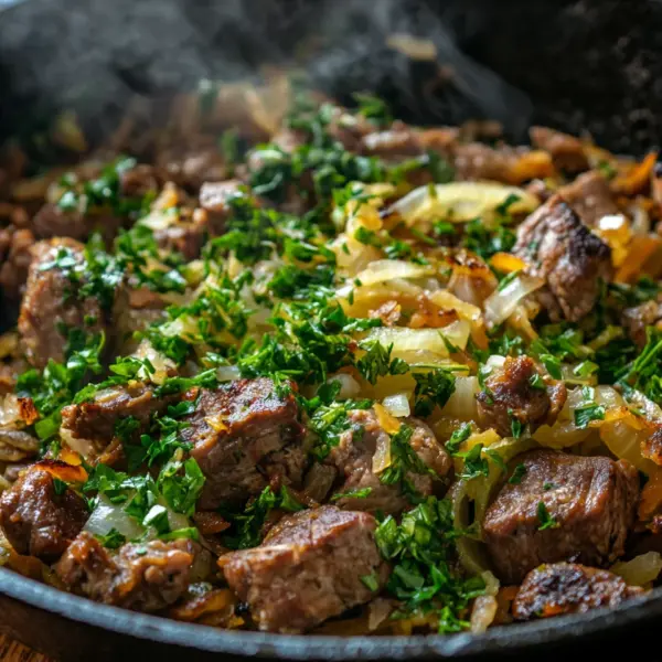 Kohl-Hack-Pfanne