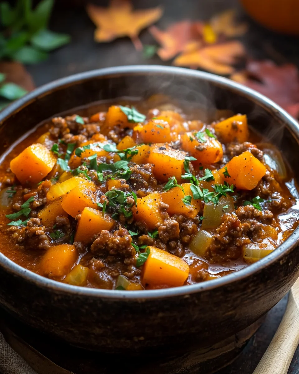 K&uuml;rbis-Rindfleisch-Bolognese