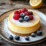 mein klassischer kleiner K&auml;sekuchen