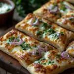 Mini-Flammkuchen-Sterne