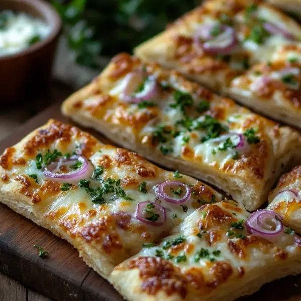 Mini-Flammkuchen-Sterne