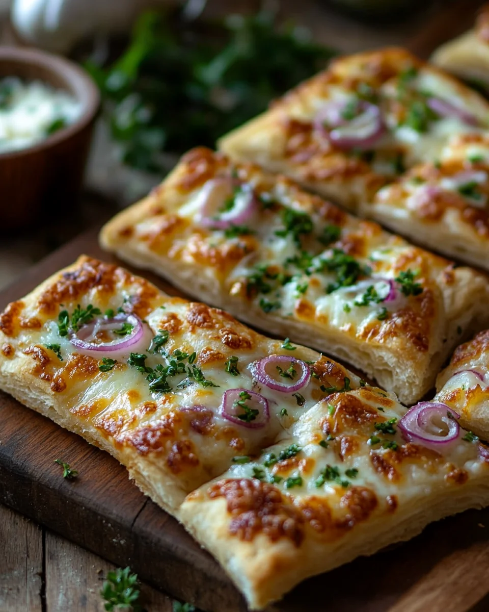 Mini-Flammkuchen-Sterne
